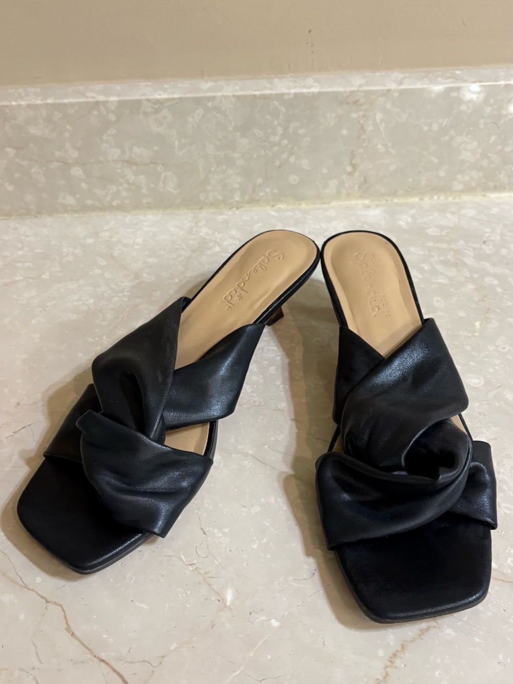 Splendid Hannah Kitten Heel Sandals from Anthropologie - Picture 3 of 6